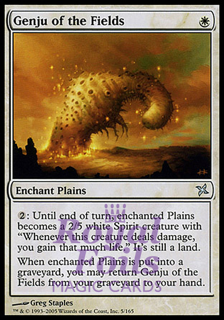 Genju of the Fields 1x FOIL BOK MTG Betrayers Kamigawa Uncommon MINT white