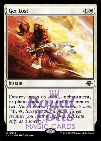 Get Lost 1x FOIL Lost Caverns of Ixalan MTG LCI Rare MINT white
