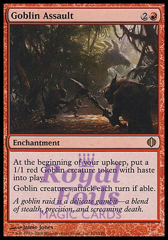 Goblin Assault 1x FOIL ALA MTG Shards of Alara Rare MINT red