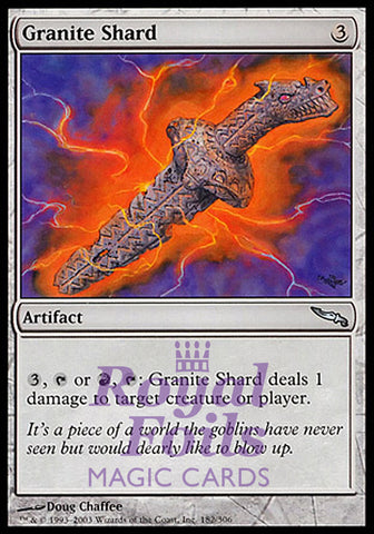 Granite Shard 2x FOIL MDN MTG Mirrodin Uncommon MINT artifact