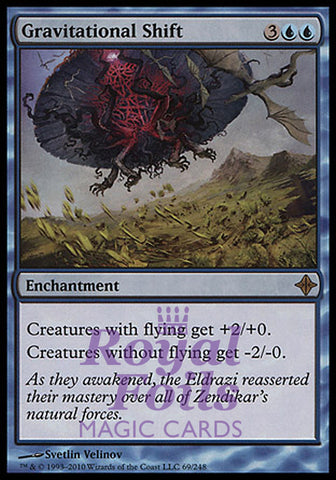 Gravitational Shift 1x FOIL ROE MTG Rise of Eldrazi Rare MINT blue
