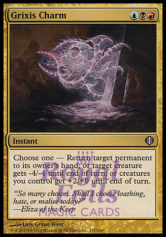 Grixis Charm 1x FOIL ALA MTG Shards of Alara Uncommon MINT blue black red