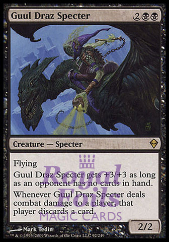 Guul Draz Specter 2x FOIL ZEN MTG Zendikar Rare MINT black