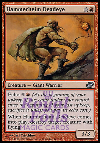 Hammerheim Deadeye 2x FOIL PLC MTG Planar Chaos Uncommon MINT red