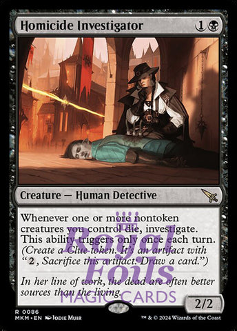 Homicide Investigator 2x FOIL MTG Murders at Karlov Manor MKM Rare MINT black