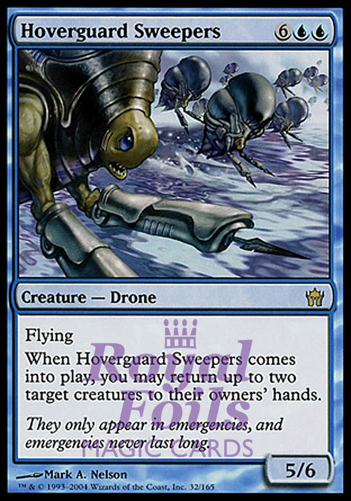 Hoverguard Sweepers 1x FOIL 5DN MTG 5th Fifth Dawn Rare MINT blue