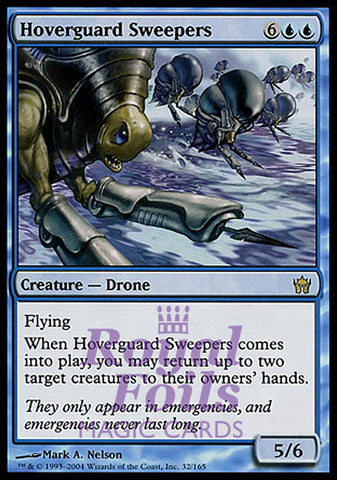 Hoverguard Sweepers 1x FOIL 5DN MTG 5th Fifth Dawn Rare MINT blue