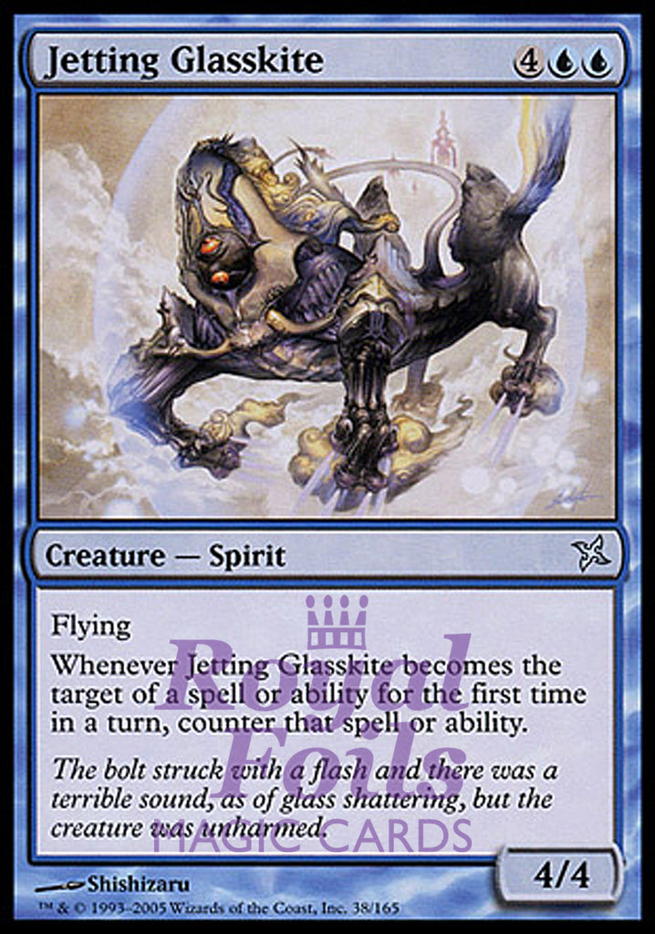 Jetting Glasskite 3x FOIL BOK MTG Betrayers Kamigawa Uncommon MINT blue