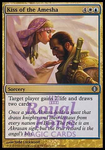 Kiss of the Amesha 2x FOIL ALA MTG Shards of Alara Uncommon MINT white blue