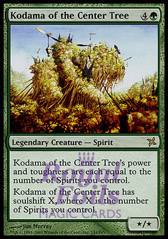 Kodama of the Center Tree 1x FOIL BOK MTG Betrayers Kamigawa Rare MINT green
