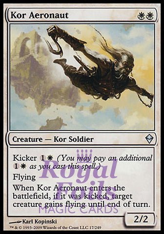 Kor Aeronaut 2x FOIL ZEN MTG Zendikar Uncommon MINT white
