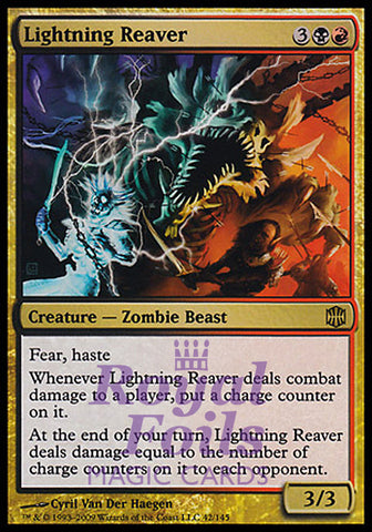 Lightning Reaver 1x FOIL ARB MTG Alara Reborn Rare MINT black red