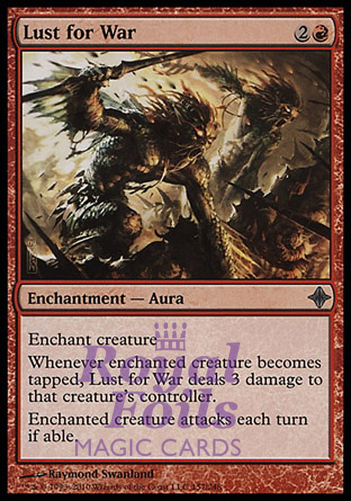 Lust for War 2x FOIL ROE MTG Rise of Eldrazi Uncommon MINT red