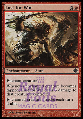Lust for War 2x FOIL ROE MTG Rise of Eldrazi Uncommon MINT red