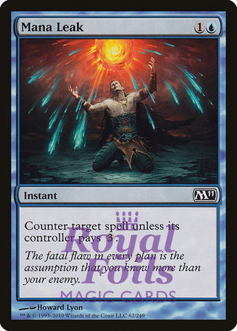 Mana Leak 1x FOIL MTG M11 Core Set Common MINT blue