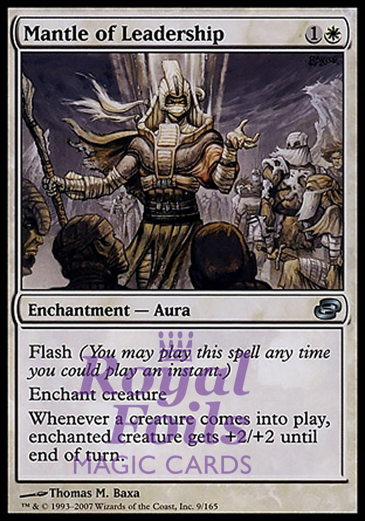 Mantle of Leadership 2x FOIL PLC MTG Planar Chaos Uncommon MINT white