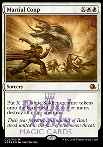Martial Coup 1x FOIL MTG FTV From the Vault Annihilation MINT white