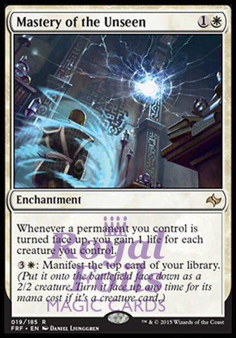 Mastery of the Unseen 3x FOIL FRF MTG Fate Reforged Rare MINT white