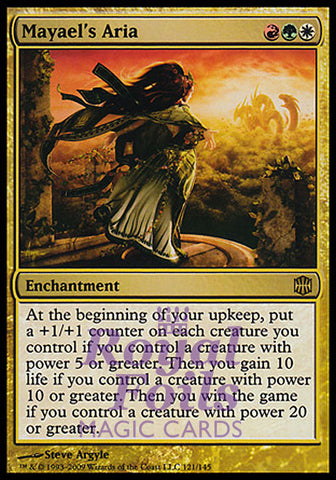 Mayael's Aria 1x FOIL ARB MTG Alara Reborn Rare NM red green white