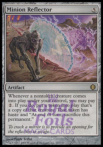 Minion Reflector 1x FOIL ALA MTG Shards of Alara Rare MINT artifact
