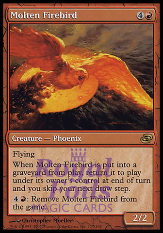 Molten Firebird 1x FOIL PLC MTG Planar Chaos Rare MINT white