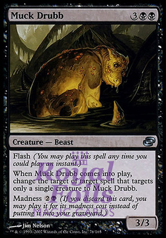 Muck Drubb 1x FOIL PLC MTG Planar Chaos Uncommon MINT black
