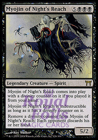 Myojin of Night's Reach 1x FOIL CHK MTG Champions Kamigawa Rare MINT black