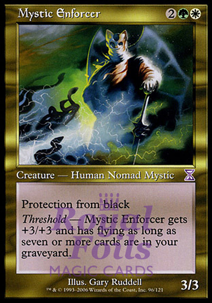 Mystic Enforcer 1x FOIL TSS MTG Time Spiral Timeshifted MINT green white