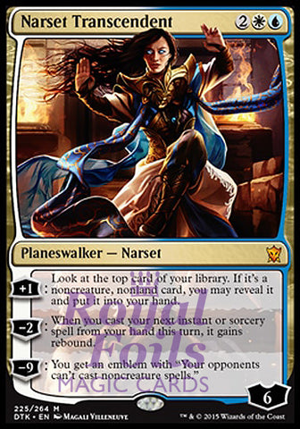 Narset Transcendent 1x FOIL DTK MTG Dragons of Tarkir Mythic MINT white blue