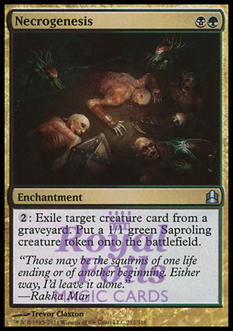 Necrogenesis 1x FOIL ALA MTG Shards of Alara Uncommon MINT black green