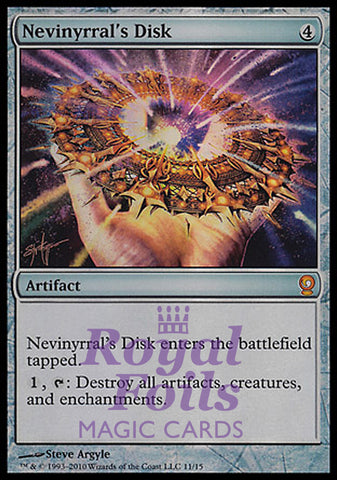 Nevinyrral's Disk 1x FOIL FTV MTG From the Vault Relics MINT artifact