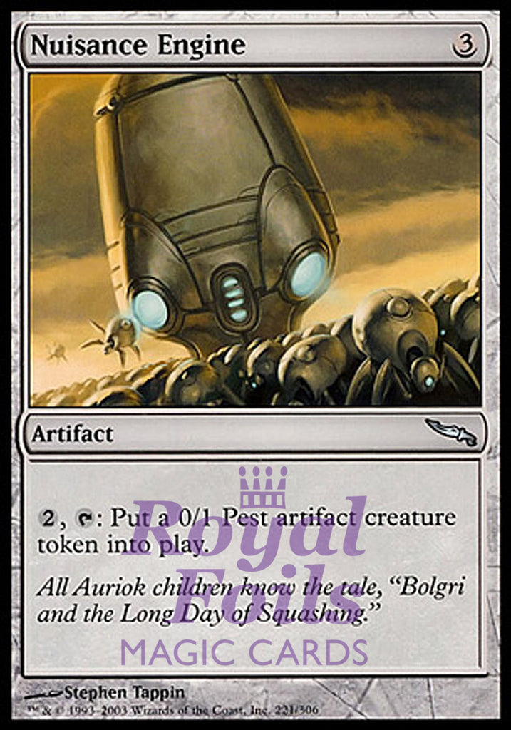 Nuisance Engine 1x FOIL MDN MTG Mirrodin Uncommon MINT artifact