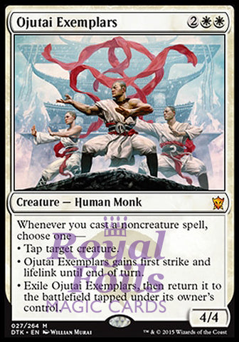 Ojutai Exemplars 1x FOIL DTK MTG Dragons of Tarkir Mythic MINT white