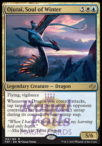 Ojutai Soul of Winter 1x FOIL FRF MTG Fate Reforged Rare MINT white blue