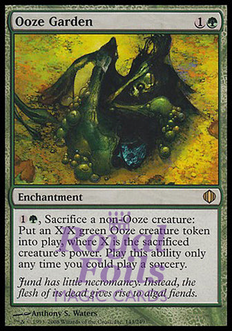 Ooze Garden 1x FOIL ALA MTG Shards of Alara Rare MINT green
