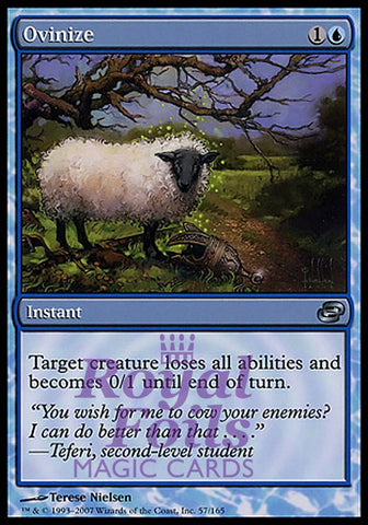 Ovinize 1x FOIL PLC MTG Planar Chaos Uncommon MINT blue