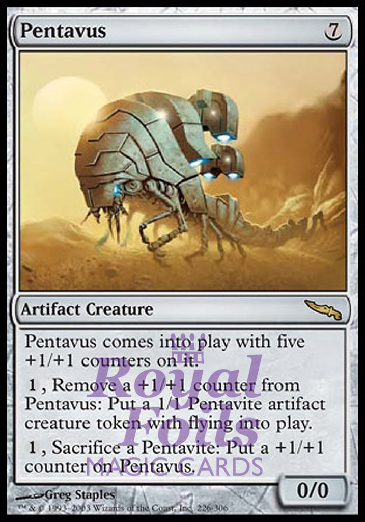 Pentavus 1x FOIL MDN MTG Mirrodin Rare MINT artifact