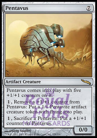 Pentavus 1x FOIL MDN MTG Mirrodin Rare MINT artifact