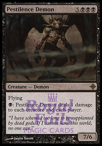 Pestilence Demon 1x FOIL ROE MTG Rise of Eldrazi Rare MINT black