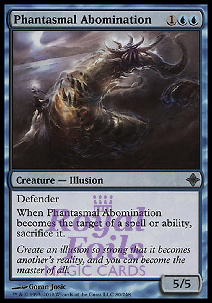 Phantasmal Abomination 2x FOIL ROE MTG Rise of Eldrazi Uncommon MINT blue