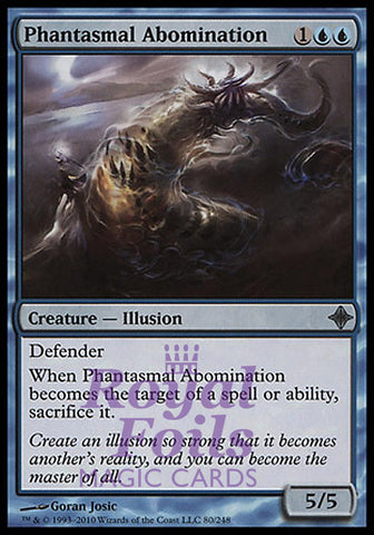 Phantasmal Abomination 2x FOIL ROE MTG Rise of Eldrazi Uncommon MINT blue
