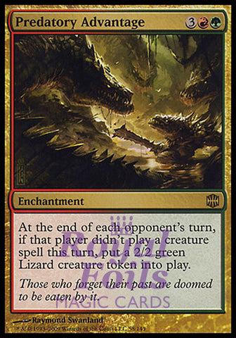 Predatory Advantage 1x FOIL ARB MTG Alara Reborn Rare MINT red green