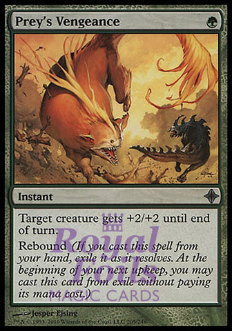 Prey's Vengeance 2x FOIL ROE MTG Rise of Eldrazi Uncommon MINT green