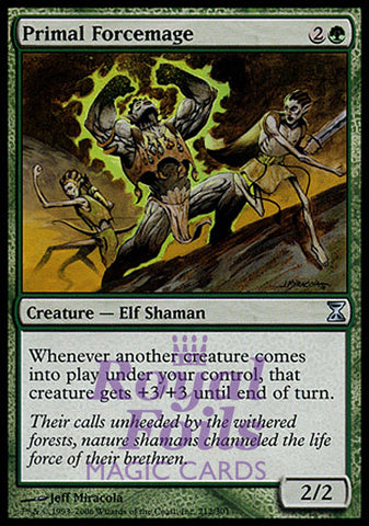 Primal Forcemage 1x FOIL TSP MTG Time Spiral Uncommon MINT green