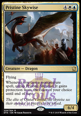 Pristine Skywise 2x FOIL DTK MTG Dragons of Tarkir Rare MINT white blue