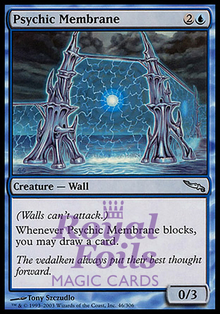 Psychic Membrane 2x FOIL MDN MTG Mirrodin Uncommon MINT blue