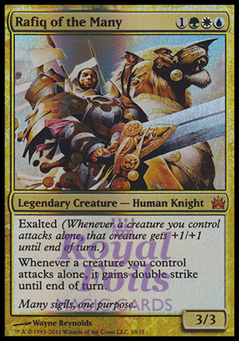Rafiq of the Many 1x FOIL MTG Legends From the Vault Mythic MINT green white blue