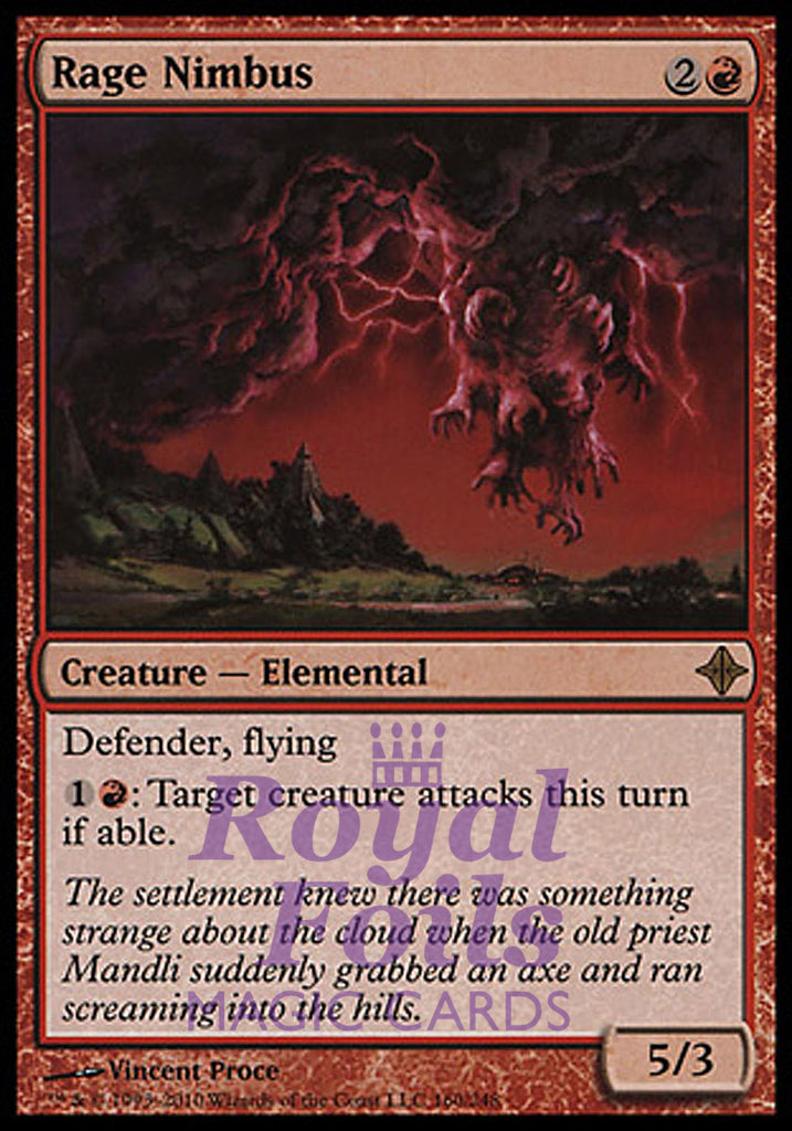 Rage Nimbus 1x FOIL ROE MTG Rise of Eldrazi Rare MINT red