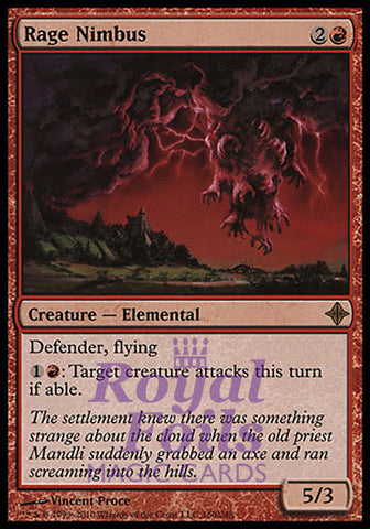 Rage Nimbus 1x FOIL ROE MTG Rise of Eldrazi Rare MINT red