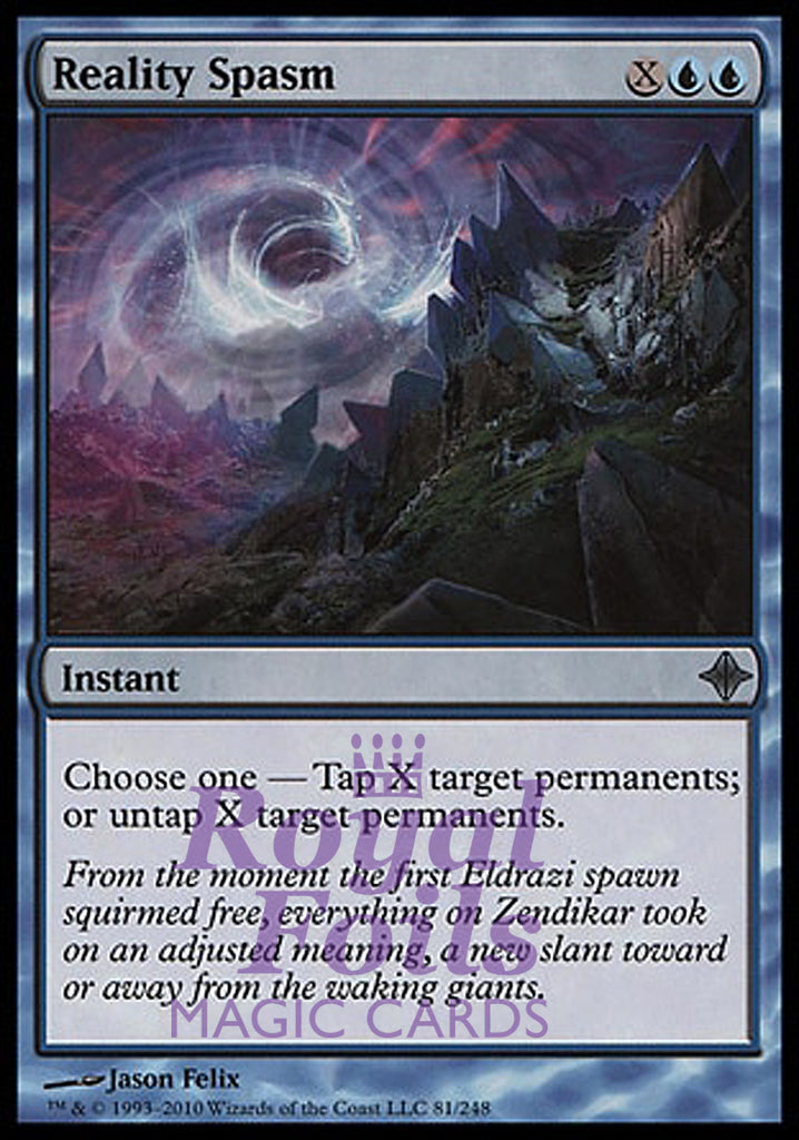 Reality Spasm 1x FOIL ROE MTG Rise of Eldrazi Uncommon MINT blue
